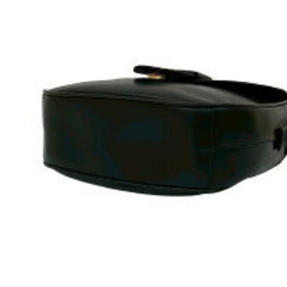 Gucci bag logo calfskin leather Black Shoulder Bag pouch - Picture 8 of 9